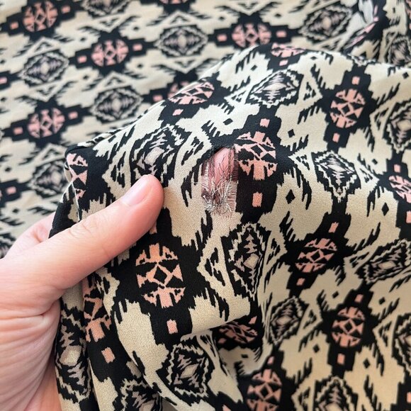 Womens Xhilaration Multicolor Print Kimono Cardigan - S/M - Picture 5 of 6